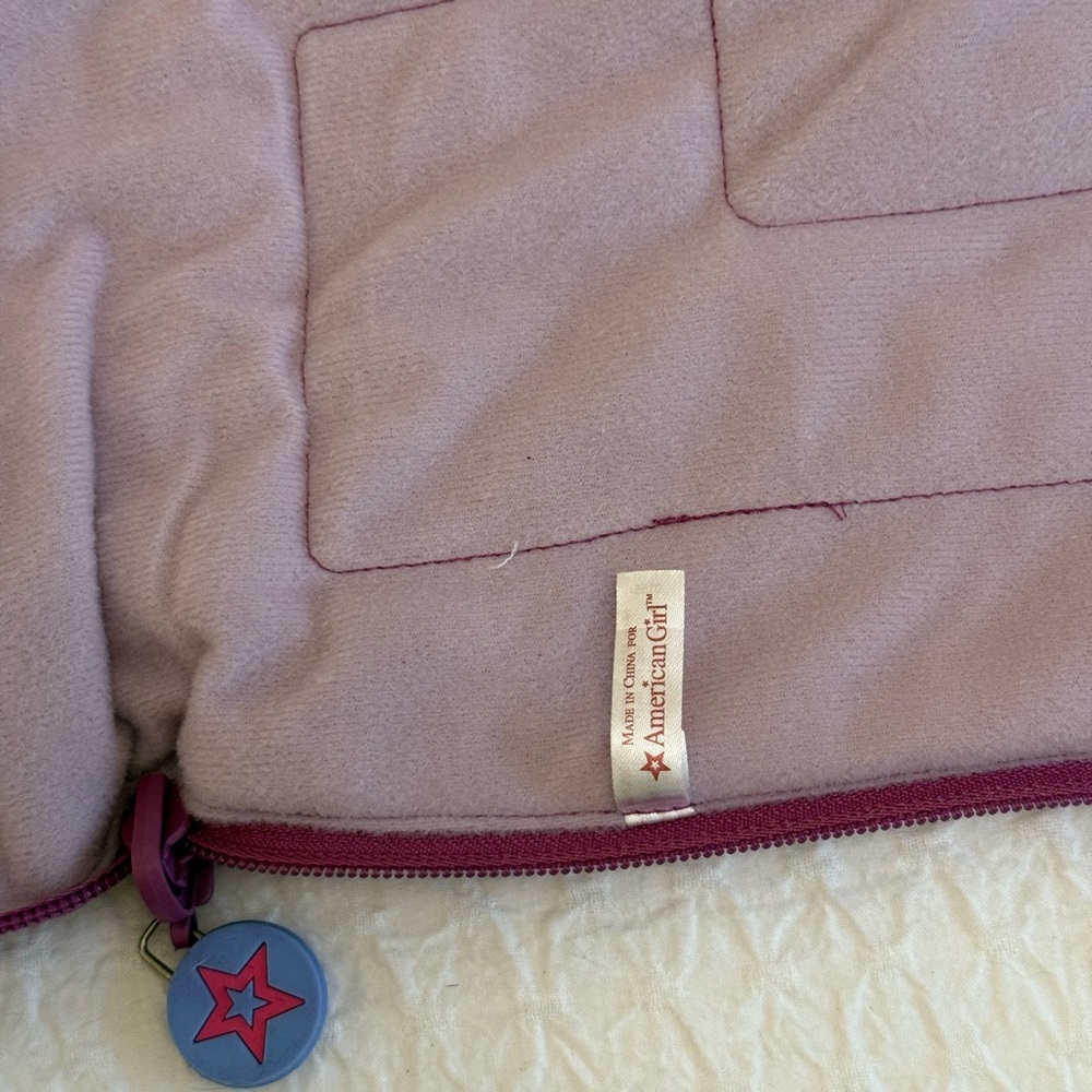 American Girl Lavender Sleeping Bag - Picture 5 of 12